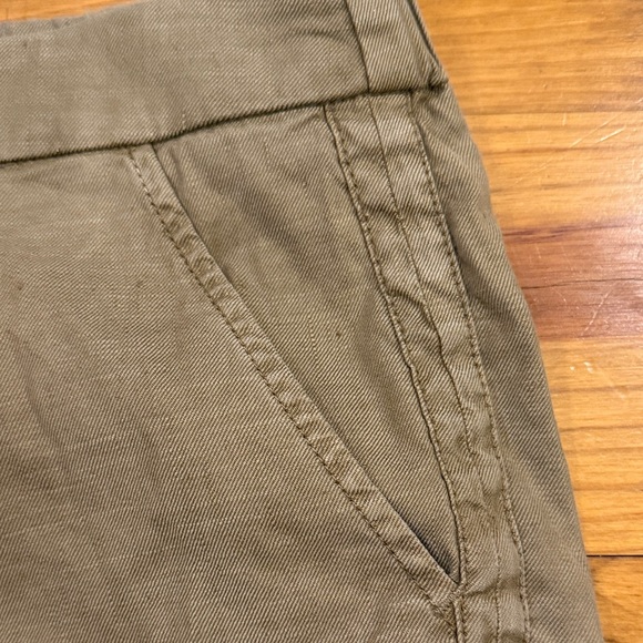 Level 99 High Waist Olive Shorts - Picture 3 of 4